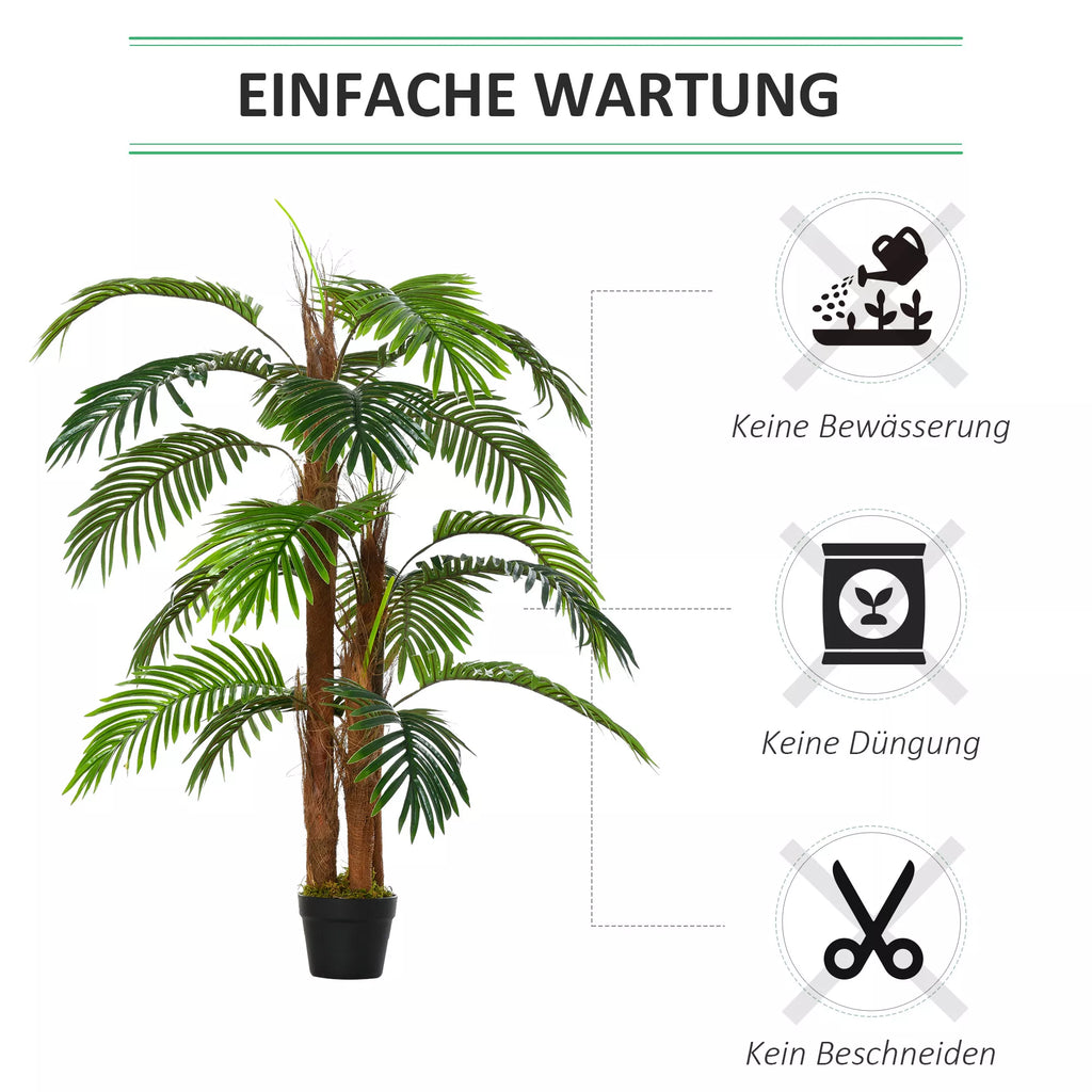 dirbtiniai augalai 120 cm dirbtinė palmių palmių dirbtinis augalas dirbtinis medis dirbtiniai augalai vazonuose kambariniai augalai dekoratyviniai augalai biuro augalai plastikiniai vazonai vidaus ir lauko naudojimui