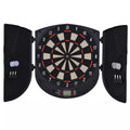 Elektroninis dartų taikinys Dartboard su balso pranešimais Anglų kalba LED indikatoriai 6 dartai 26 žaidimai 185 variantai Dartų automatas su durelėmis Dartų taikinys rinkinys iki 8 žaidėjų