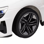 Vaikiškas elektromobilis Audi RS e-tron GT, baltas, 3-5 metų vaikams, iki 25 kg