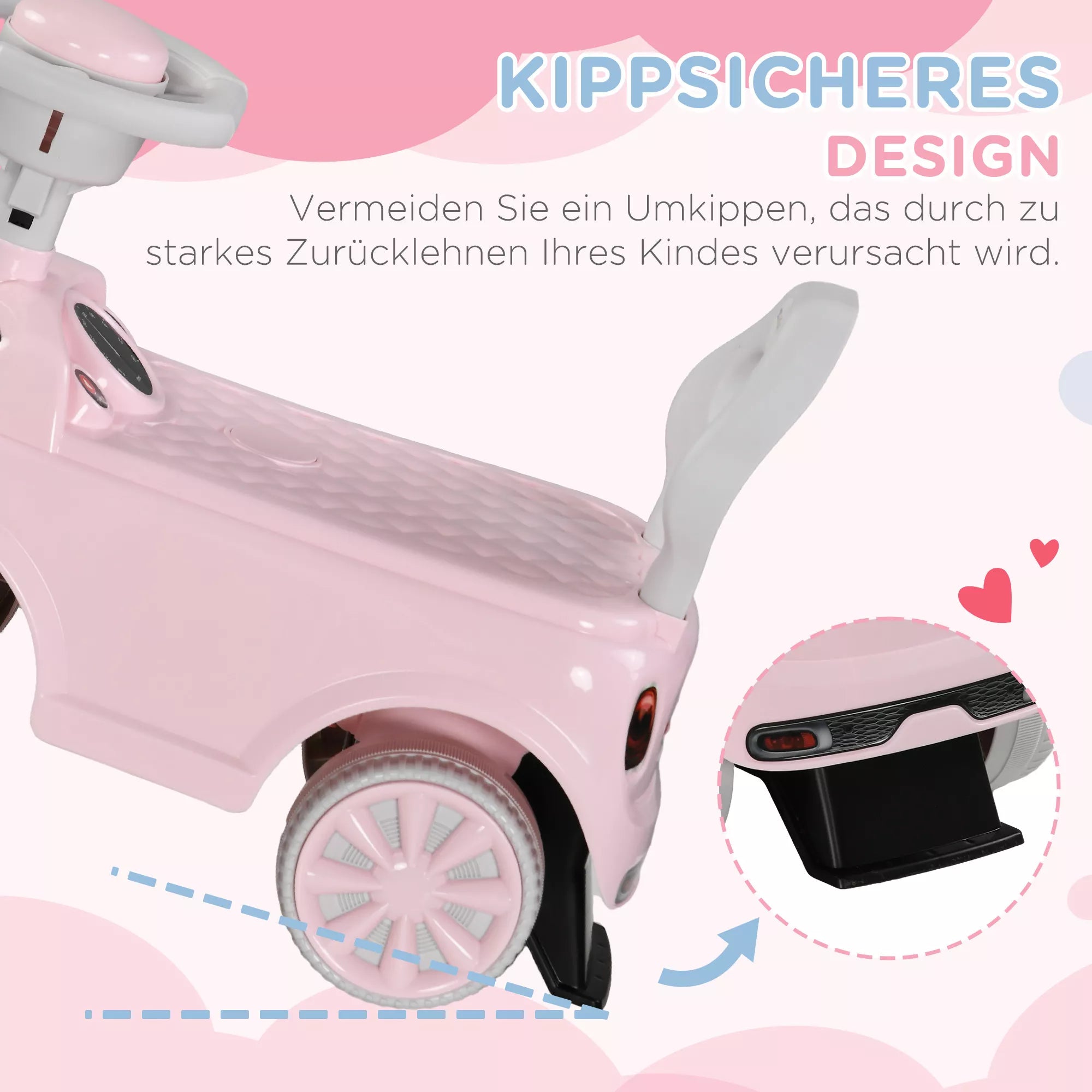 Grafika apie automobilio apsaugą nuo apvirtimo