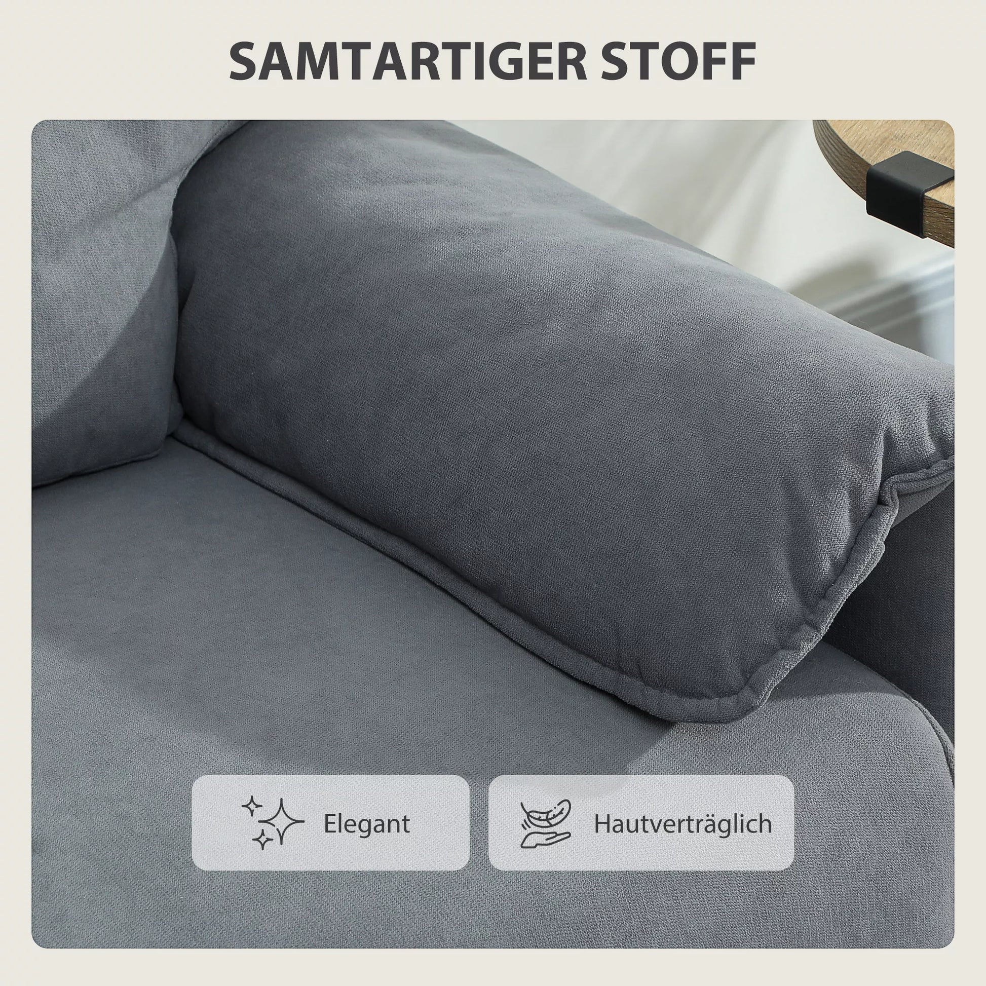 2 vietų sofa, storomis pagalvėlėmis, aksominiu apmušalu, minkštas baldas, juoda