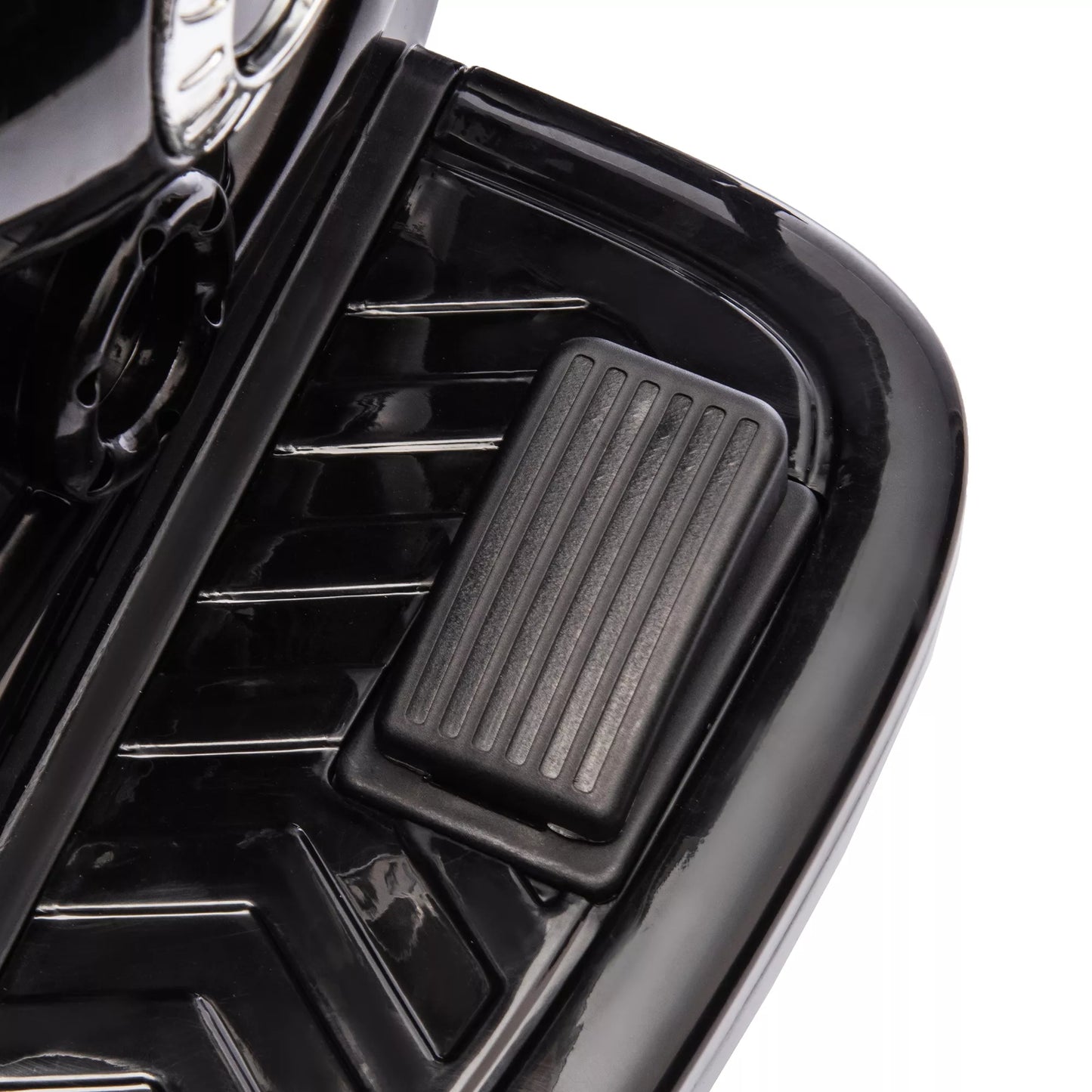 Elektrinis vaikiškas motociklas, 3-5 km/h, Chopper stiliaus, su šviesomis ir muzika, vaikams 3-6 metų, juodos spalvos