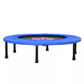 Fitness batutas Ø91 cm Mini batutas su neslystančiomis kojelėmis, atlaiko 100 kg svorį Ø91 x 22,5H cm Juodas+mėlynas