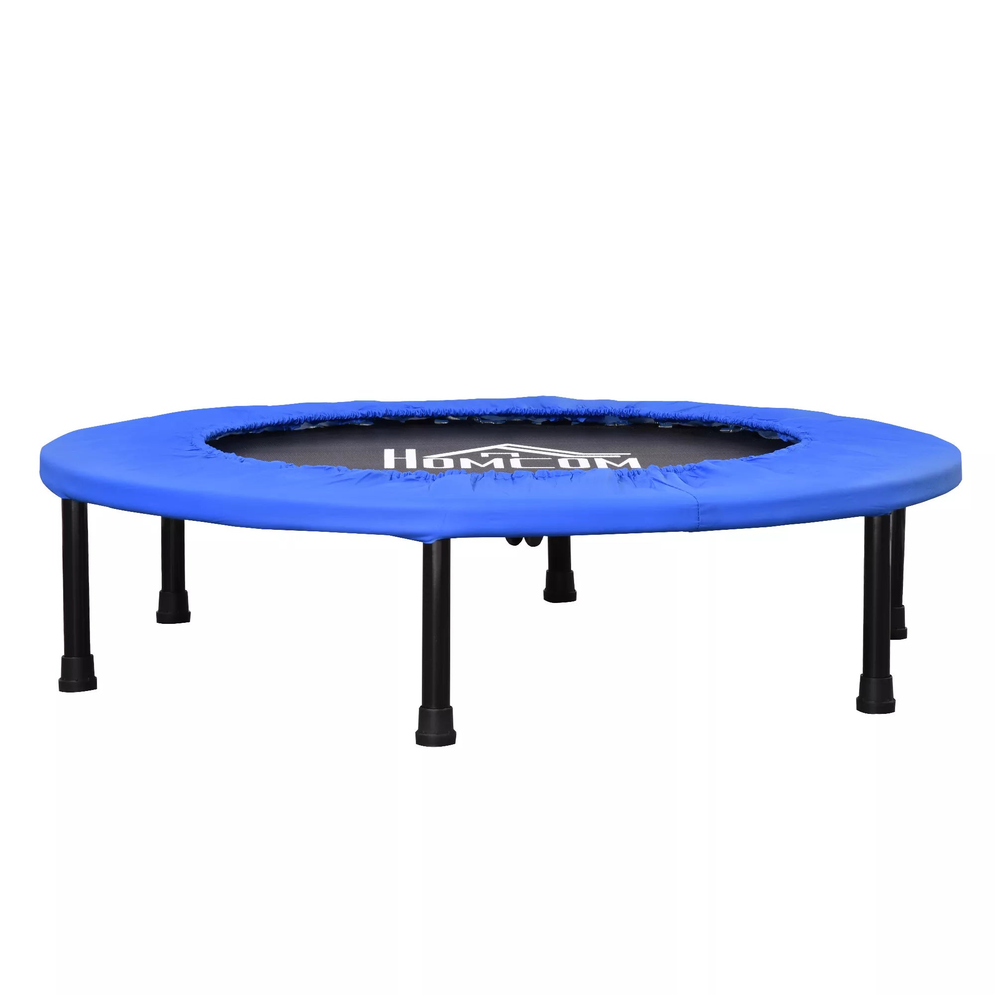 Fitness batutas Ø91 cm Mini batutas su neslystančiomis kojelėmis, atlaiko 100 kg svorį Ø91 x 22,5H cm Juodas+mėlynas