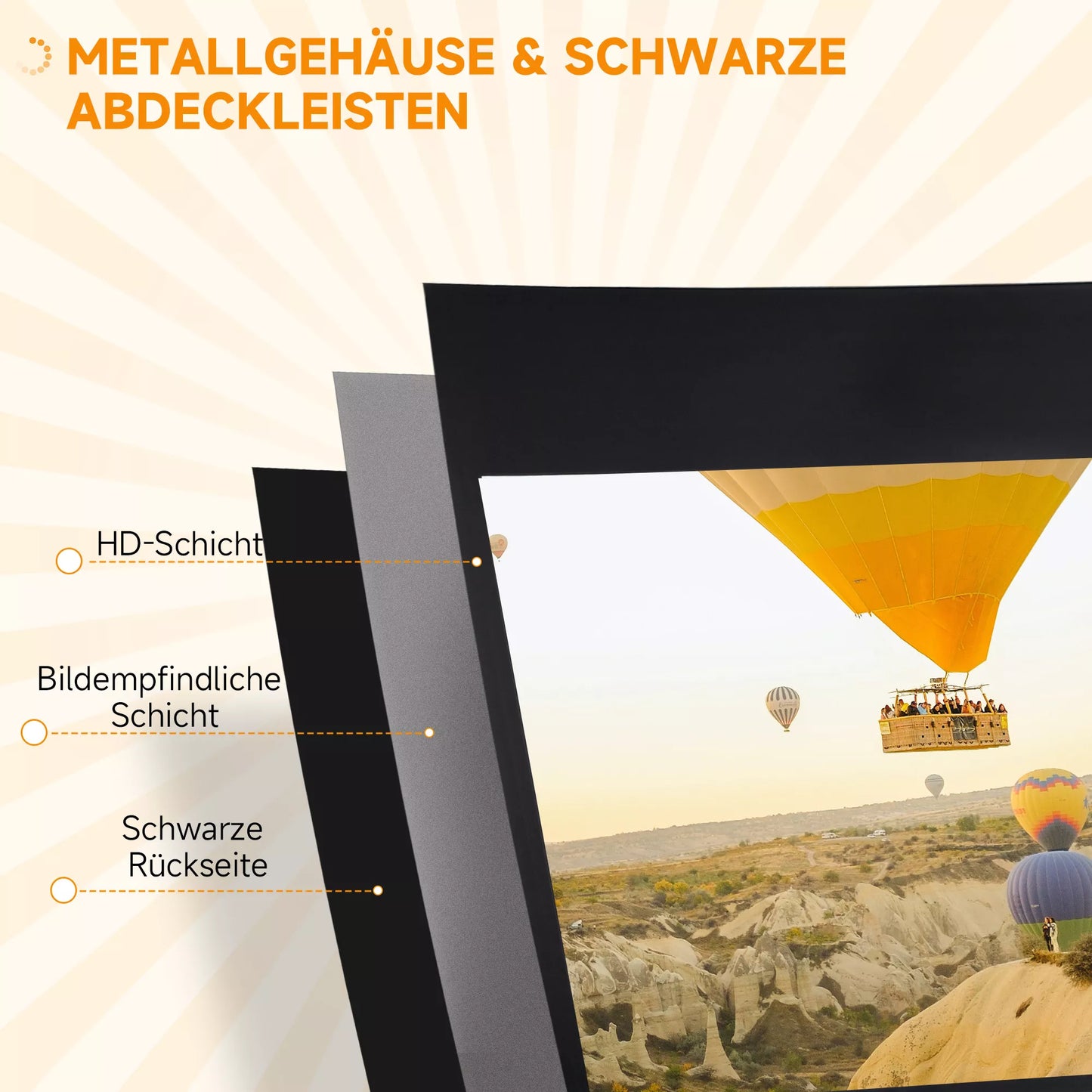 Projektoriaus ekranas su stovu 186 x 105 cm 84 coliai 16:9 HD 4K ritininis ekranas