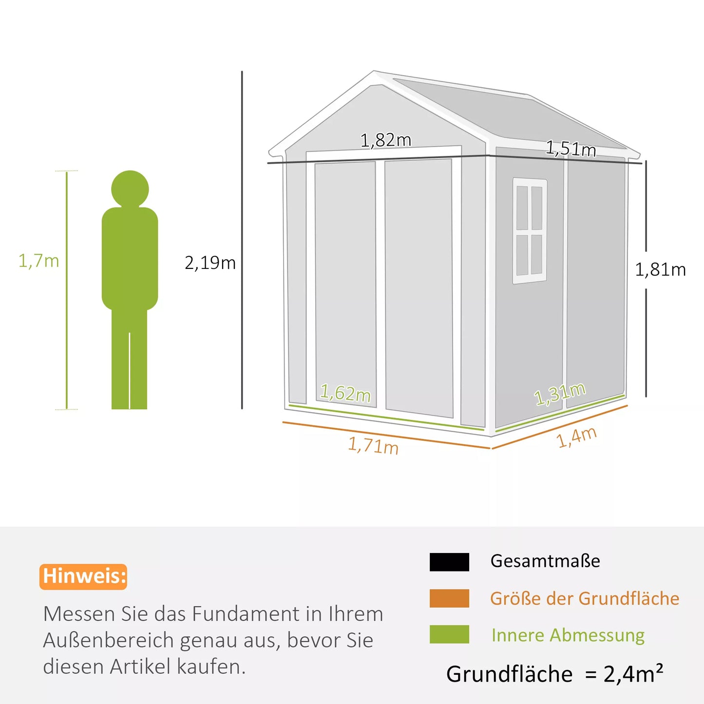 Sodo namelis, įrankių namelis su grindimis, užrakinamos durys, ventiliacijos angos, langai, medžio imitacija, plastikas, pilkos spalvos