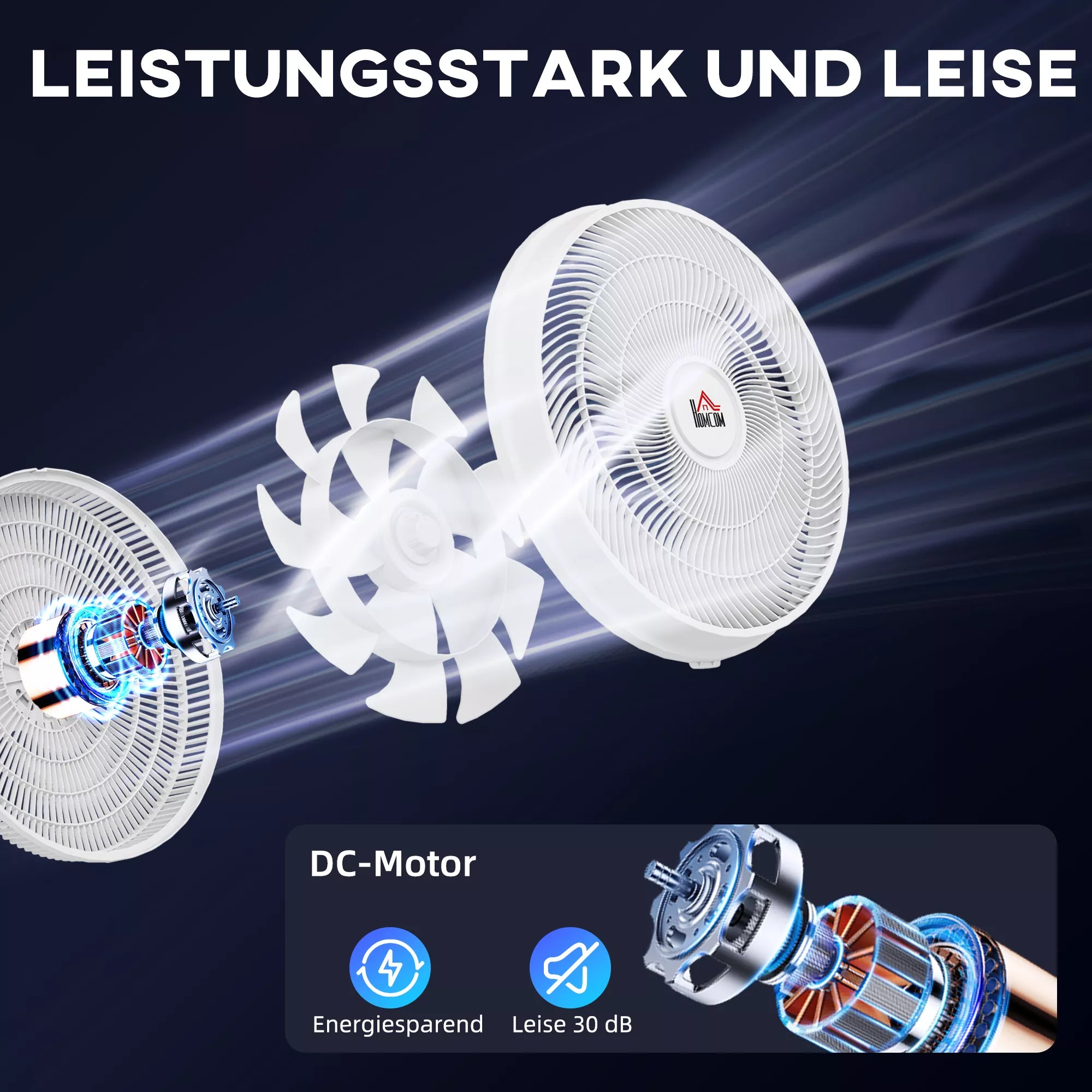 Ventiliatorius, oro kondicionierius, 3 režimai, LED indikatorius, pasukamas, plastikinis, baltas