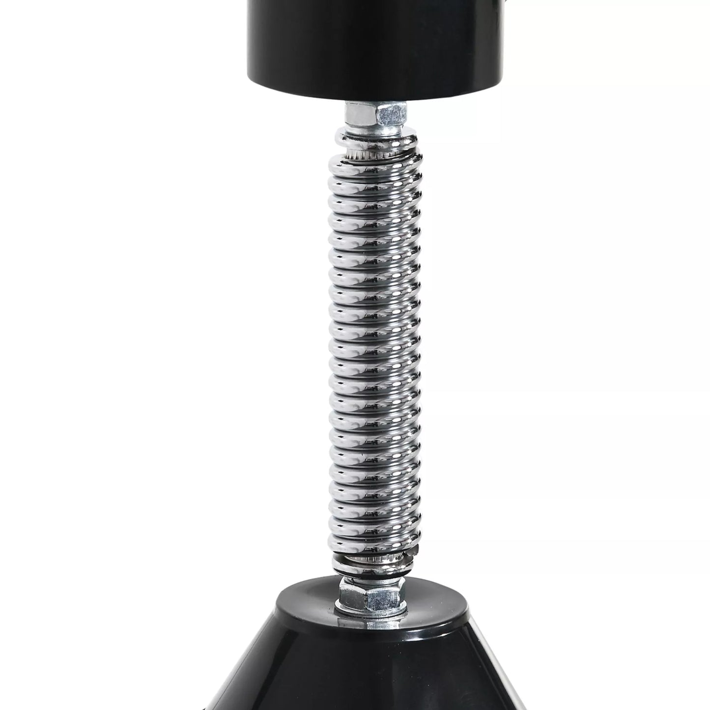 Bokso stovas su speedball'u ir refleksine lazdele, sieninis tvirtinimas, reguliuojamas aukščiui, Juoda/Raudona