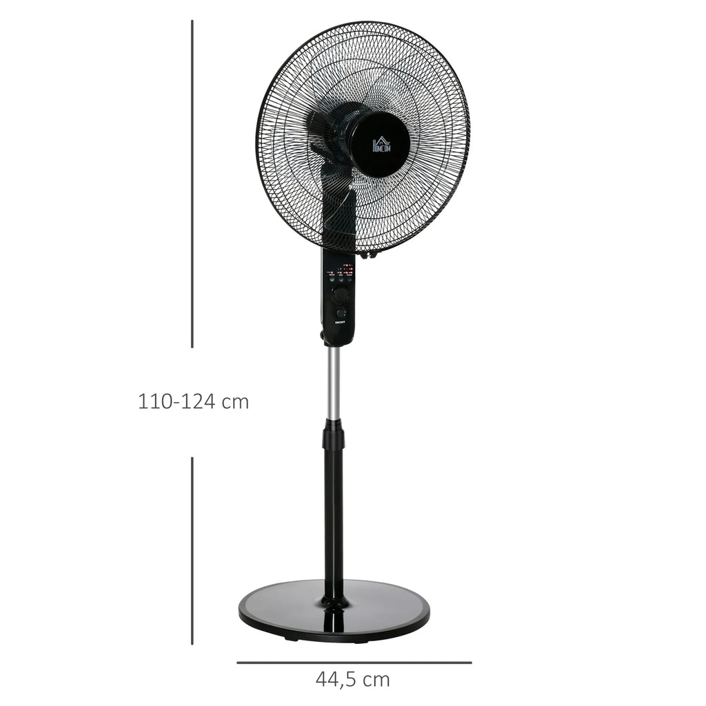 Ventiliatoriaus aukštis reguliuojamas 110–124 cm