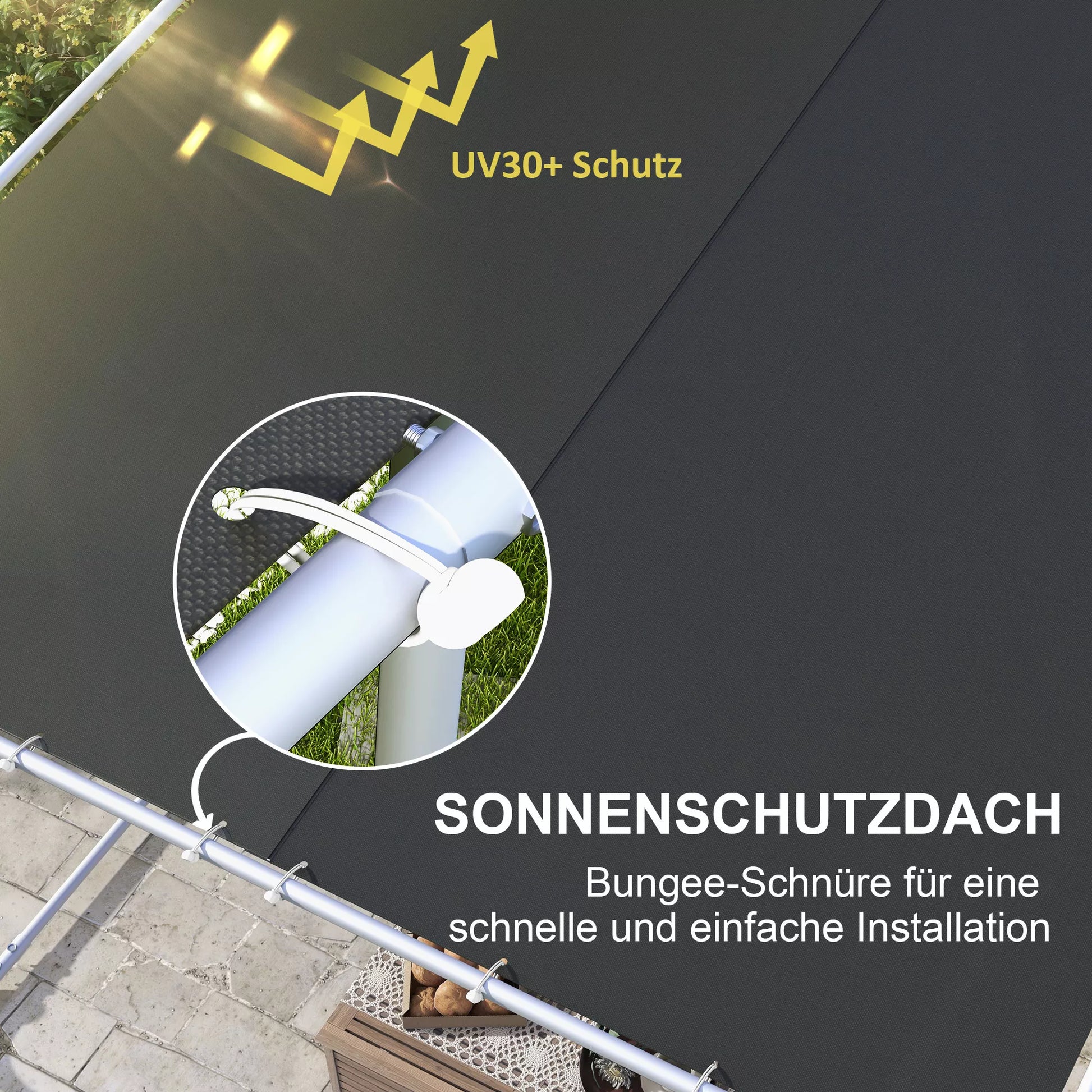 Mobilus paviljonas su ratukais, su smėlio maišais, metaliniu rėmu, 3x3 m, pilkos spalvos