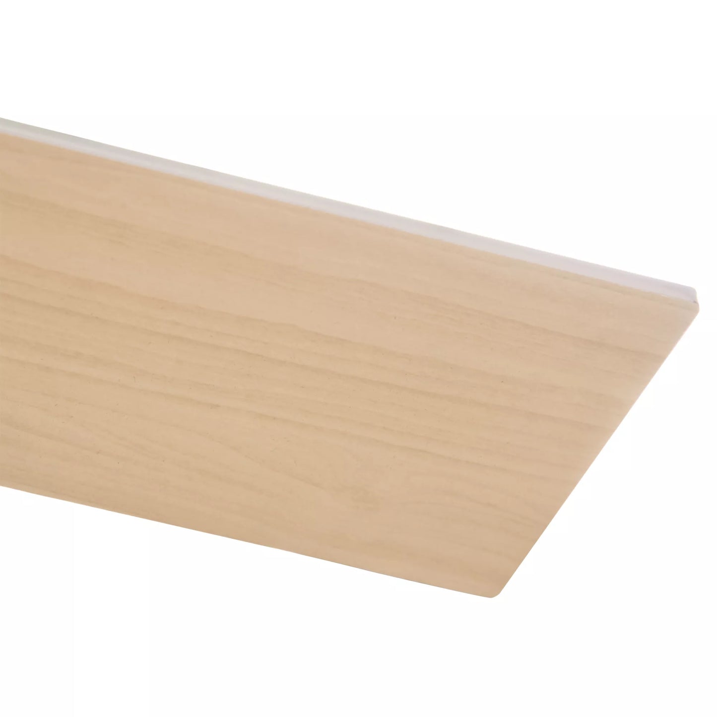 Lubų ventiliatorius su LED apšvietimu, 2-in-1 dizainas, su laikmačiu, nuotolinio valdymo pultu, lubų lempa su ventiliatoriumi, balta + natūralaus medžio spalva