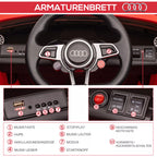 Schema su automobilio prietaisų skydeliu ir mygtukais