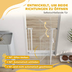 Infografika: baltų vartų automatinio uždarymo schema – per 90 laipsnių kampas
