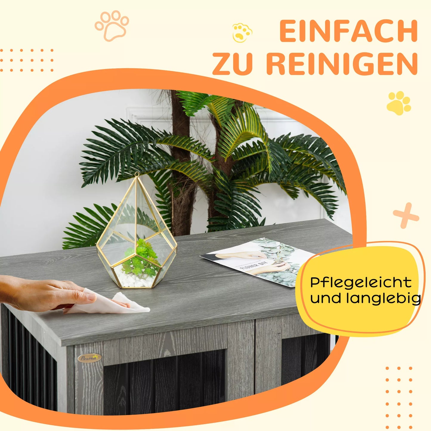 Šunų transportavimo dėžė, naminių gyvūnėlių dėžė, šunų namelis su užraktu, magnetinėmis durimis, šunų namelis su langu, dideliems šunims, 85 x 55 x 75 cm, pilka