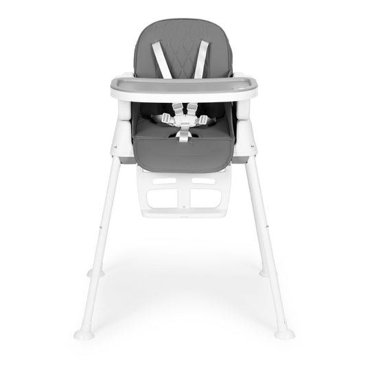 Vaikiška maitinimo kėdutė ECOTOYS 3-in-1, sulankstoma, pilka (6–36 mėn.)