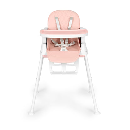 Vaikiška maitinimo kėdutė ECOTOYS 3-in-1, sulankstoma, rožinė (6–36 mėn.)