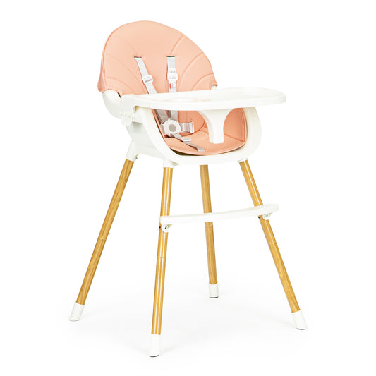 ECOTOYS 2-in-1 reguliuojama vaikiška maitinimo kėdutė (6–36 mėn.)