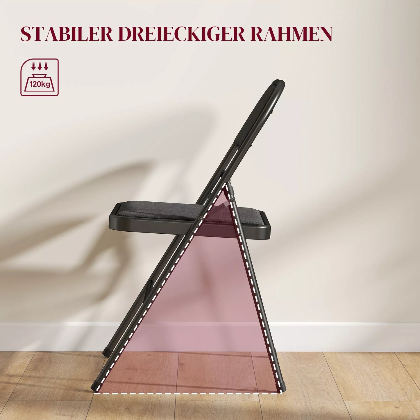 4 vnt. sulankstomų kėdžių rinkinys, nešiojamos biuro kėdės, metalinės kojos, sulankstoma kėdė biurui, priėmimui, laukimo salei, lininės išvaizdos, juoda