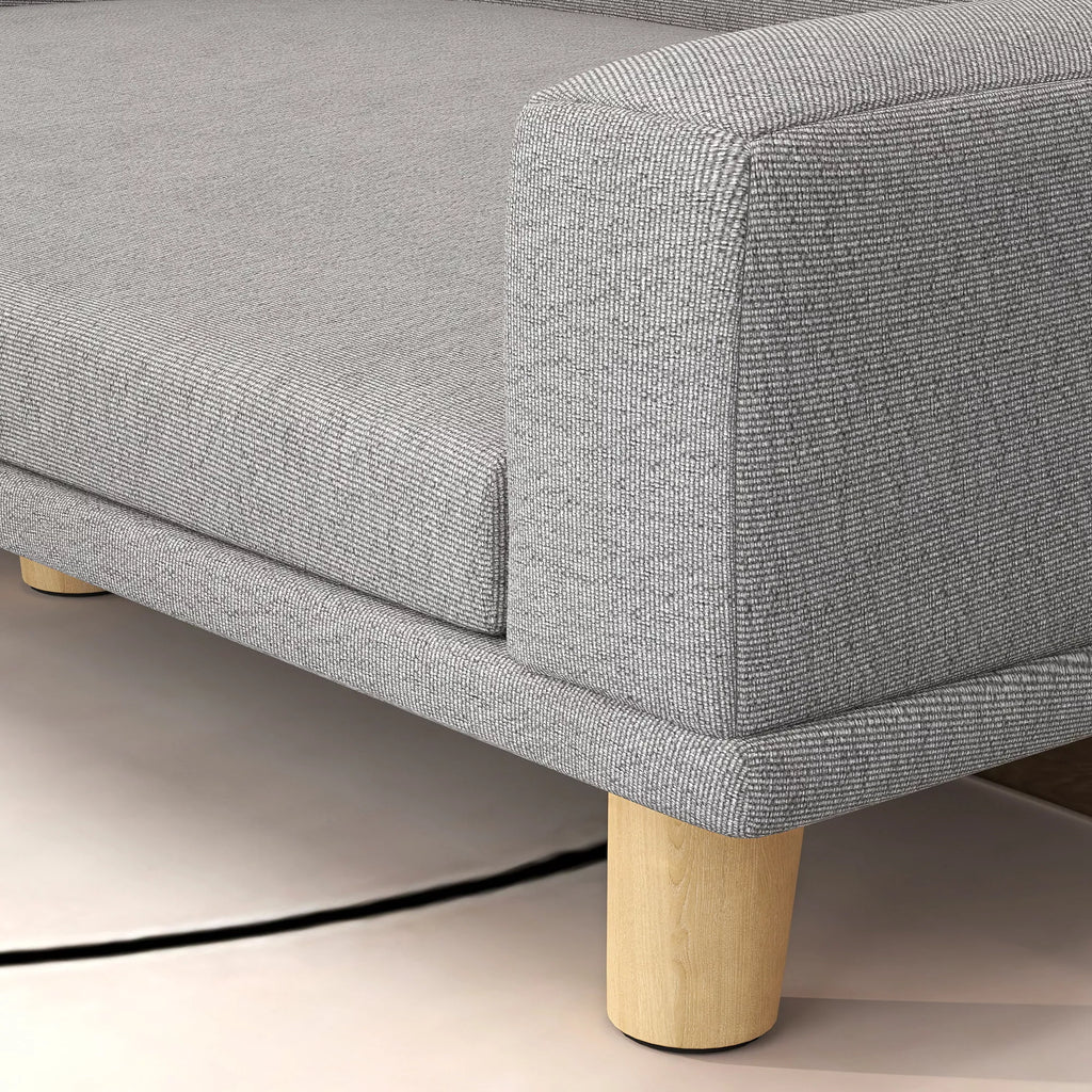 Sofa augintiniams, iki 30 kg šunims, 98 x 67 x 25 cm, pilka