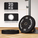 Grafika apie 20 kg svorio plokštės žymėjimą ir angą