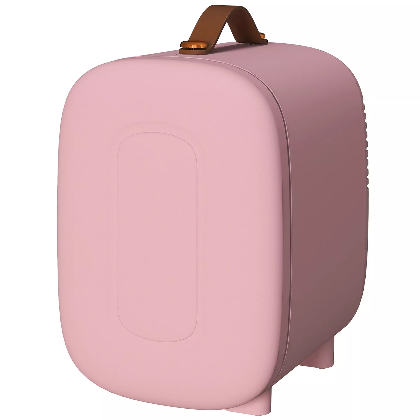 Mini šaldytuvas, grožio šaldytuvas, 4 L talpa, 20,3 x 26,3 x 28 cm, rožinis