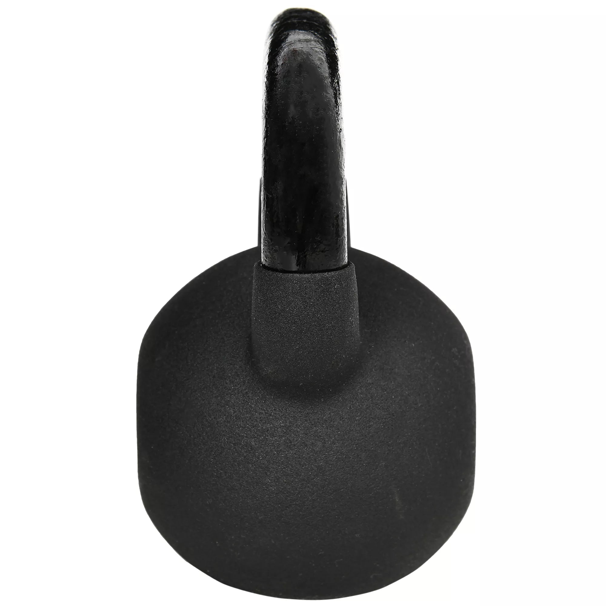 Kettlebell, rutulinis hantelis, 12 kg, su plastiko apvalkalu, plienas, juodas 20 x 13 x 22 cm