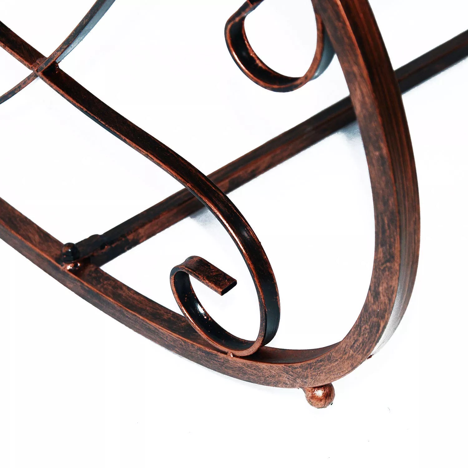 Sūpynės kėdė Sodo kėdė, vintage dizainas, 61 cm x 79 cm x 90 cm, ruda + juoda