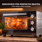 36 l talpos mini orkaitė su konvekcija, 90–230 °C, 1500 W