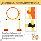 Schema su reguliuojamu agility kliūčių sunkumu