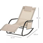 Krėslo matmenų schema: aukštis 88 cm, ilgis 150 cm, plotis 62 cm