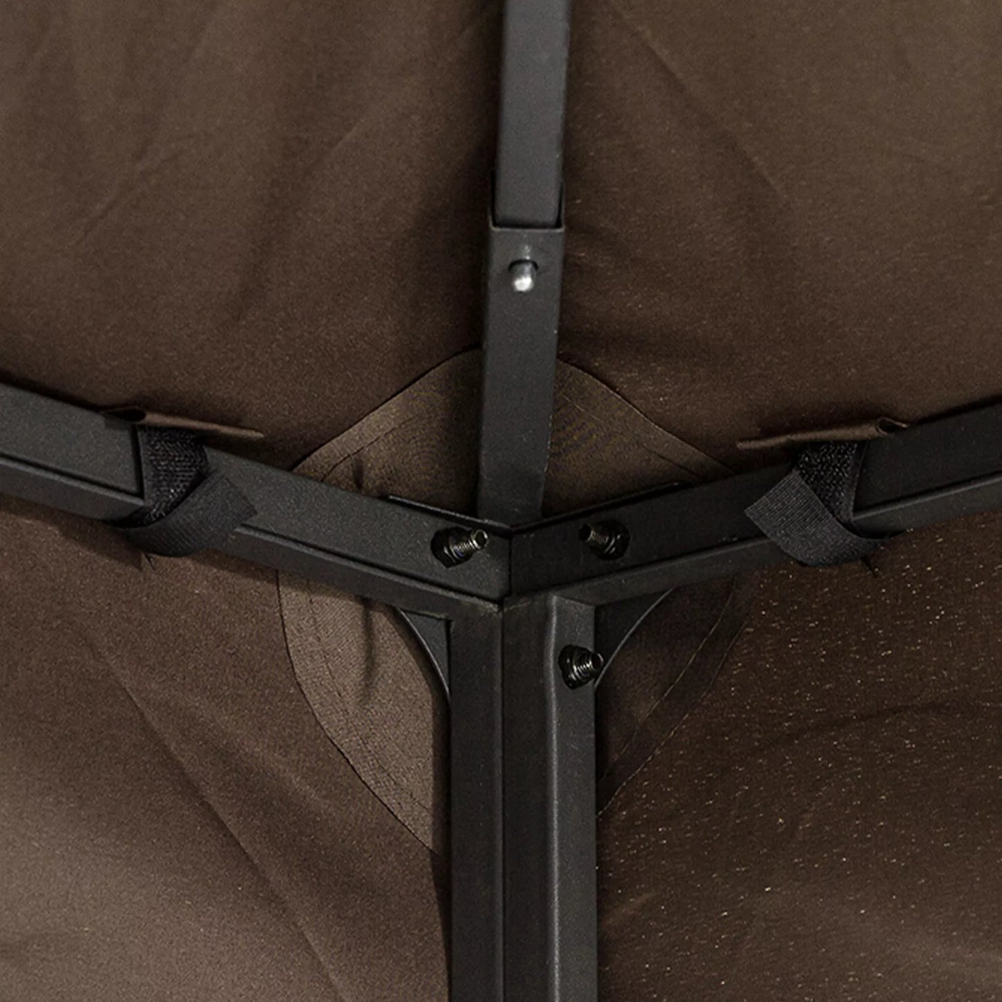 Atsarginis stogas sodo pavėsinėms 3x4 m Poliesteris Kavos spalvos