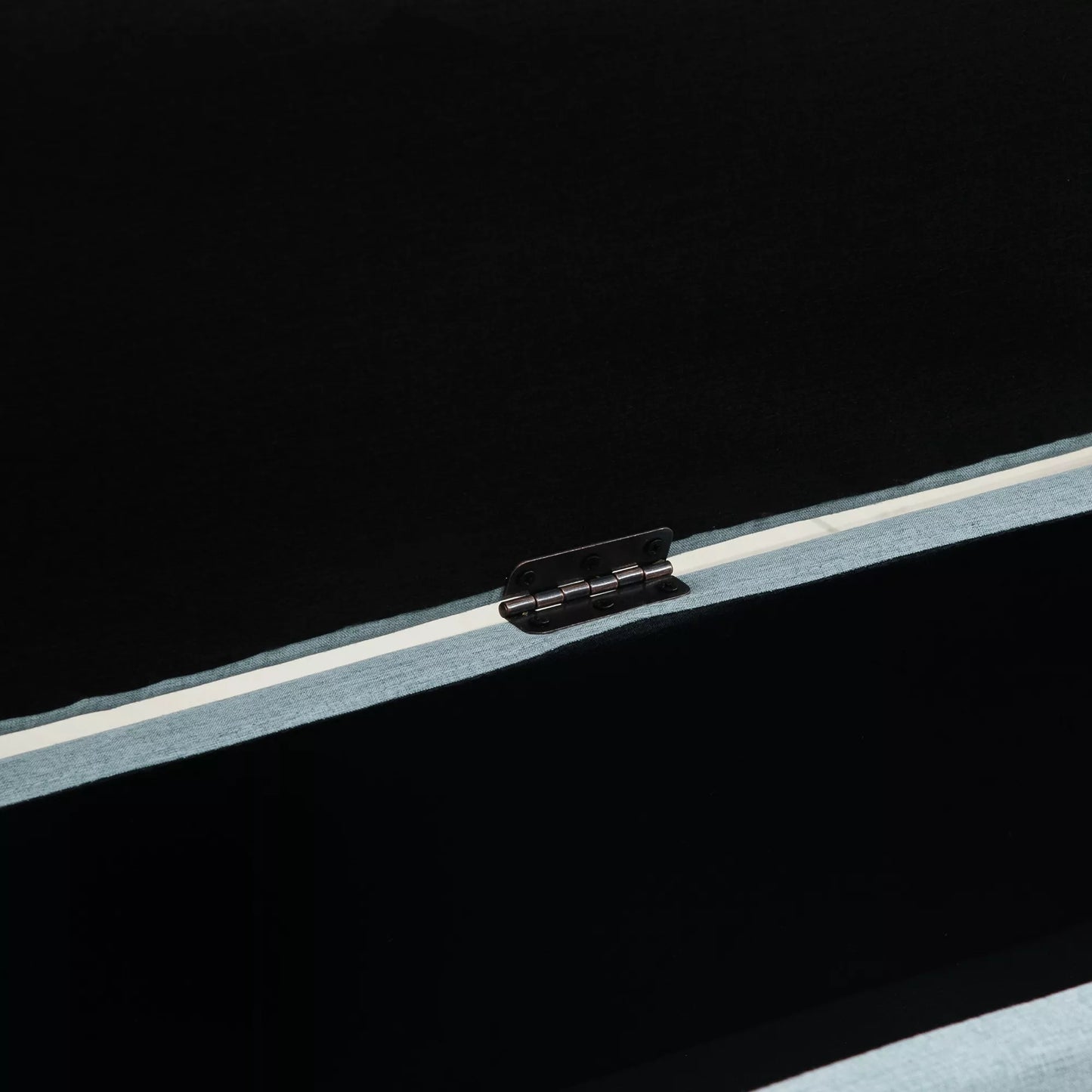 Suoliukas su daiktadėže, paminkštinta banketė su lino išvaizda, sėdima skrynia su medinėmis kojelėmis, skrynia-suoliukas svetainei, miegamajam, koridoriui 110 x 39 x 45 cm, šviesiai žalia