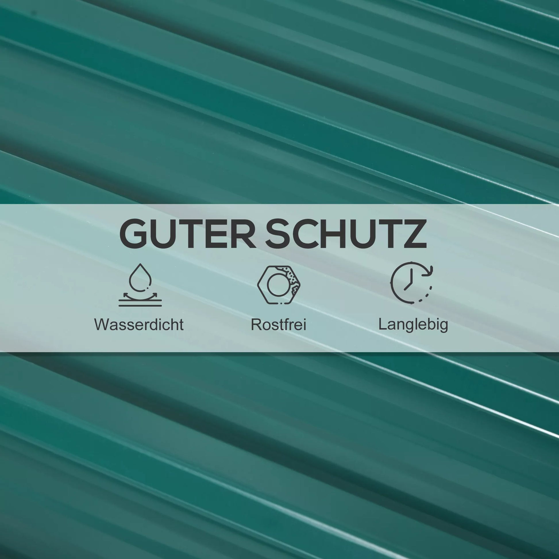 12 vnt. trapecijos formos lakštai 129x45cm 7m² Cinkuoti stogo lakštai 0,25 mm Atsparūs oro sąlygoms profiliuoti lakštai žali