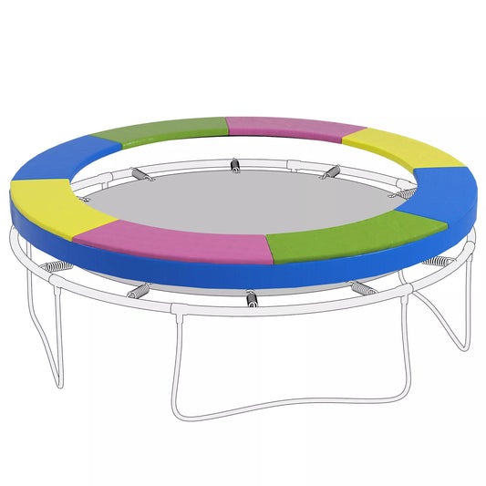 Spalvingas Ø305 cm atsparus vandeniui ir plyšimui atsarginis krašto uždangalas batutams