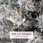 Dirbtinė kalėdinė eglutė, 180 cm, su LED girlianda, žalia