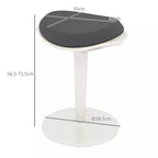 Biuro taburetė, ergonomiška pusiau stovima kėdė, reguliuojamo aukščio, iki 120 kg, 42,5 x 35,5 x 56,5-71,5 cm, pilka