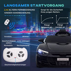 Lėto starto infografika su 2,4G nuotolinio valdymo pultu