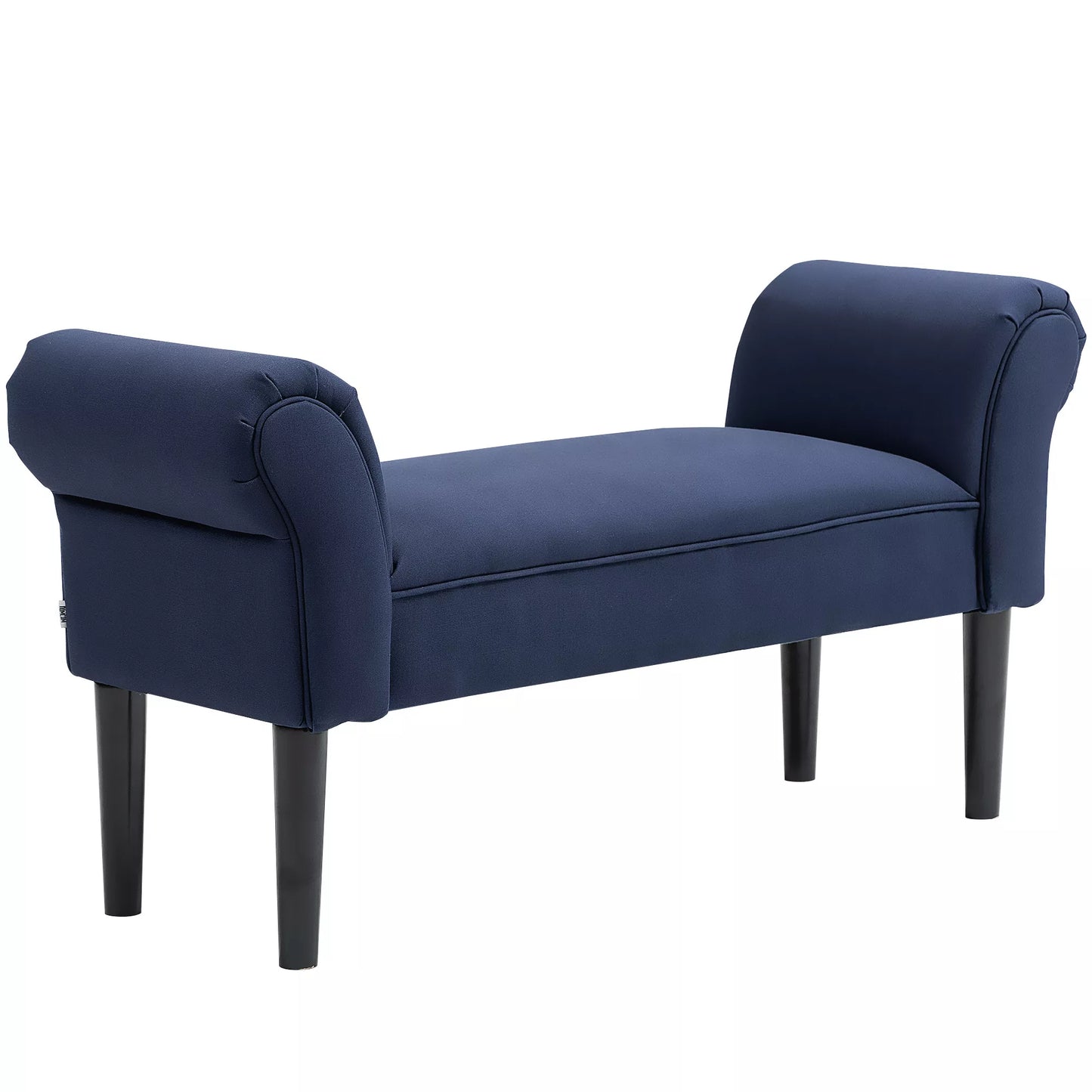 Minkštas suoliukas miegamajam ir koridoriui, atlaiko iki 130 kg, 102 x 36 x 51 cm, mėlynas