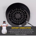 Sniego senis, pripučiamas, 2,40 m, su LED