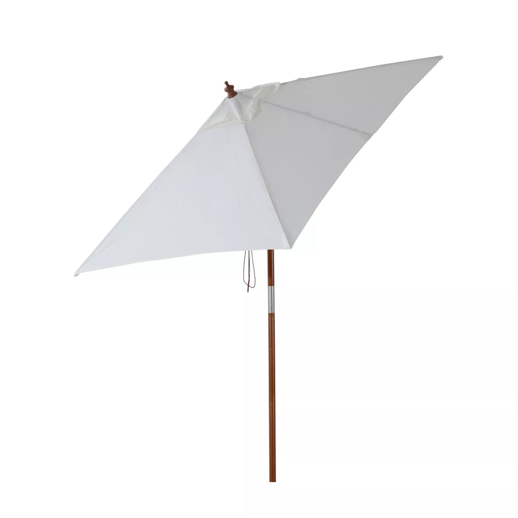 Skėtis nuo saulės 200 x 150 x 235 cm Sulankstomas sodo skėtis, reguliuojamas 3 pakopomis, stačiakampis, atsparus vandeniui ir UV spinduliams, skirtas paplūdimiui, balkonui, terasai, sodui, kreminės baltos spalvos.