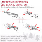 Eglutės formavimo infografika su rodyklėmis