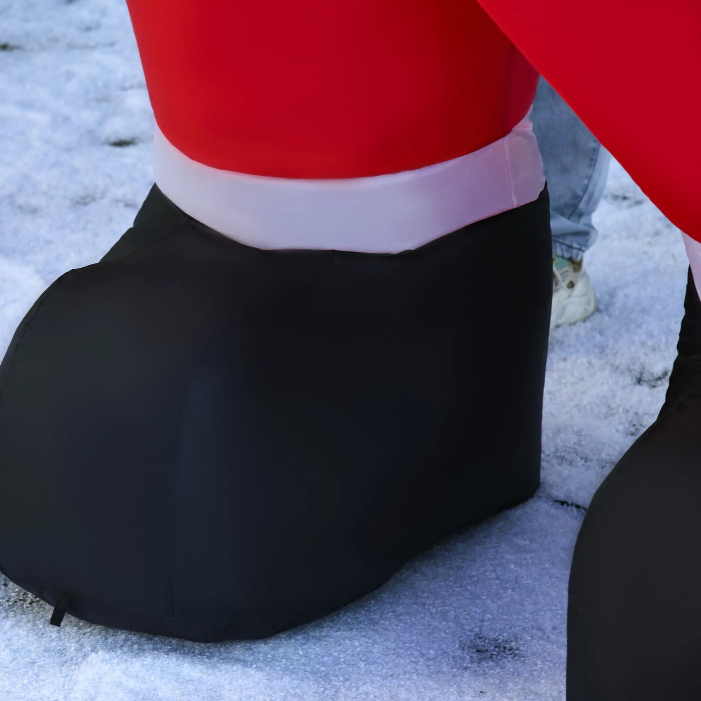 Pripučiamas Kalėdų Senelis su LED apšvietimu, įsk. pūstuvą, tvirtinimo virves, kuoliukus, smėlio maišelius, 140cm x 85cm x 250cm