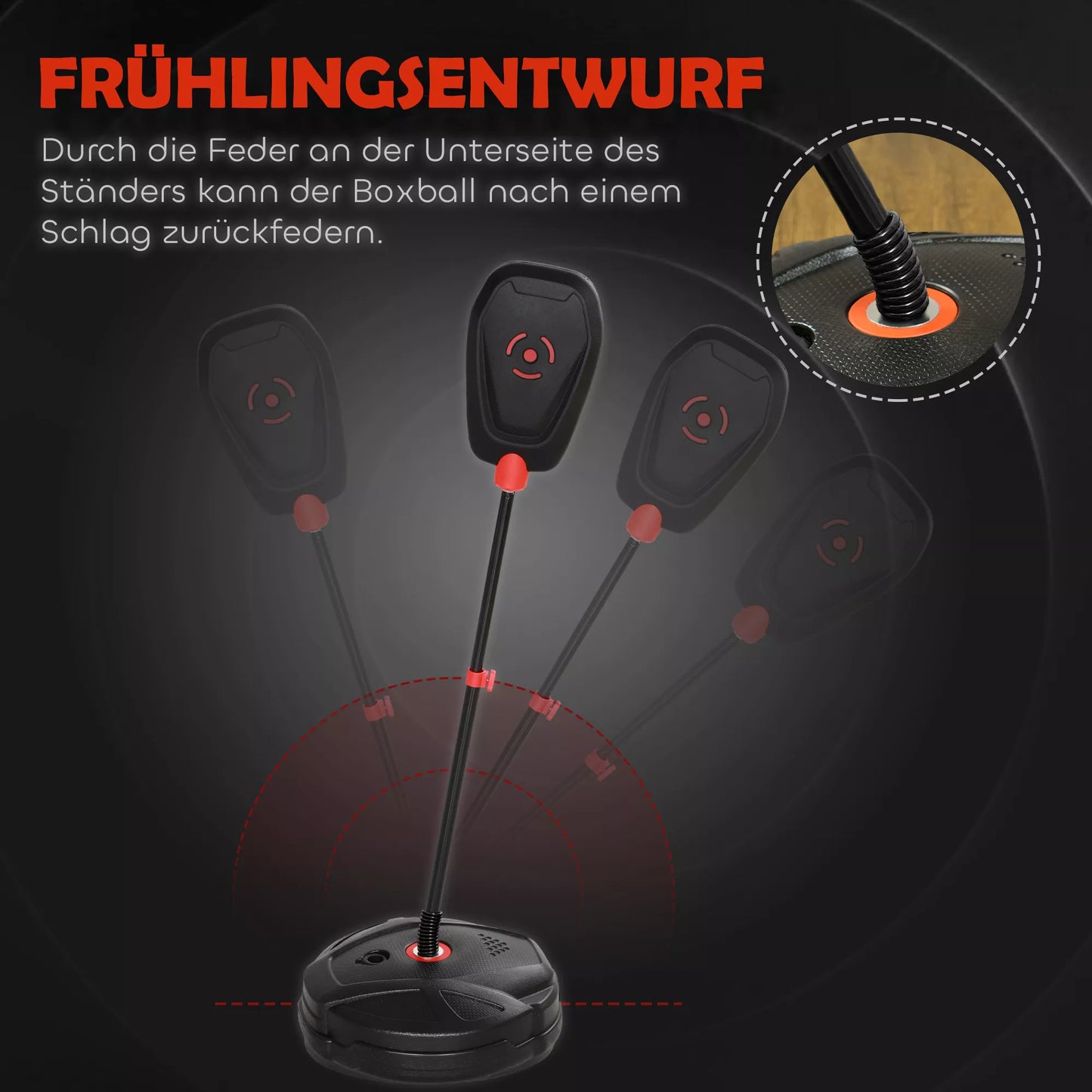 Pastatomas bokso maišų rinkinys vaikams, reguliuojamas aukštis, su bokso pirštinėmis, užpildoma bazė, Ø34 x 88-124H cm, Juodas