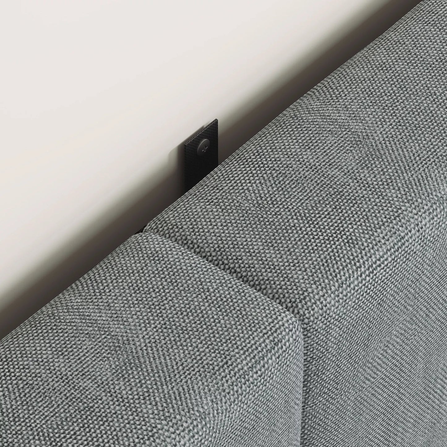 Galvūgalis, 3 pakopų aukščio reguliavimas, lovos galvūgalis su metalinėmis kojomis, lino išvaizda, miegamajam, 160x10x106/116/126 cm, pilkos spalvos