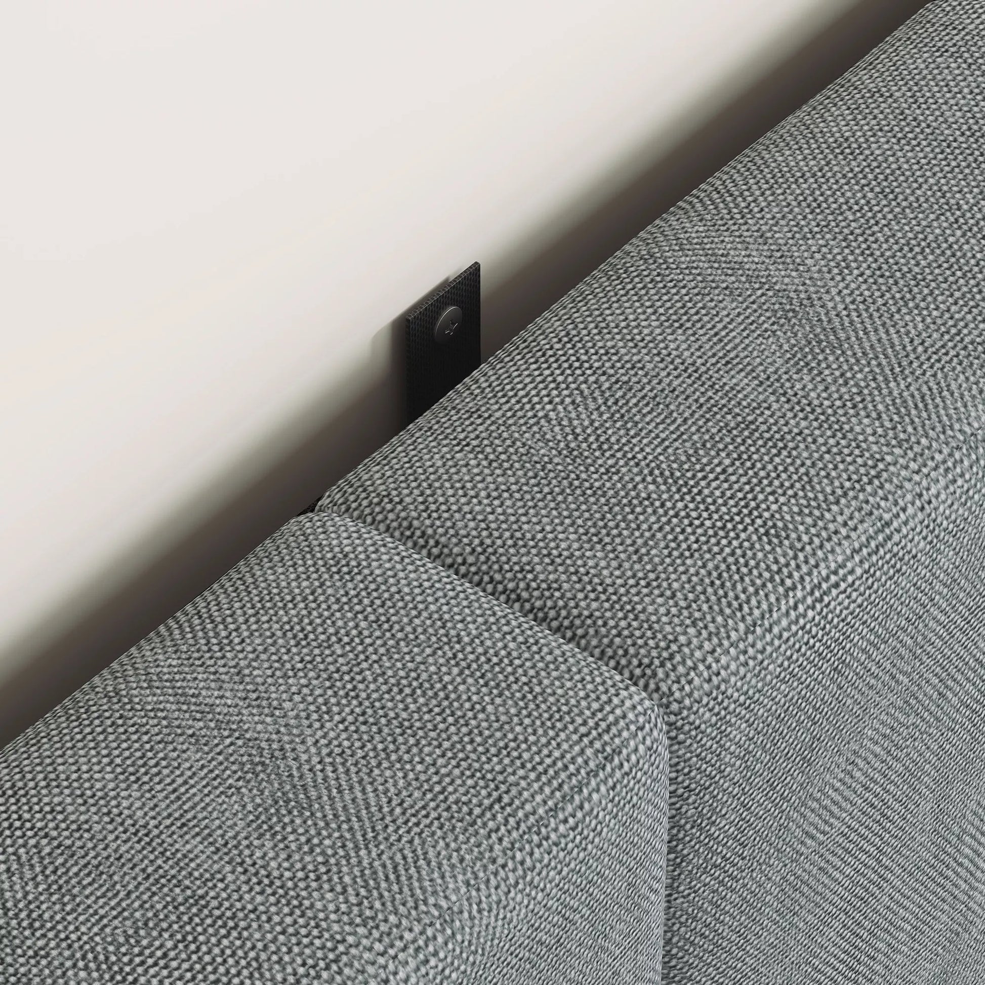 Galvūgalis, 3 pakopų aukščio reguliavimas, lovos galvūgalis su metalinėmis kojomis, lino išvaizda, miegamajam, 160x10x106/116/126 cm, pilkos spalvos