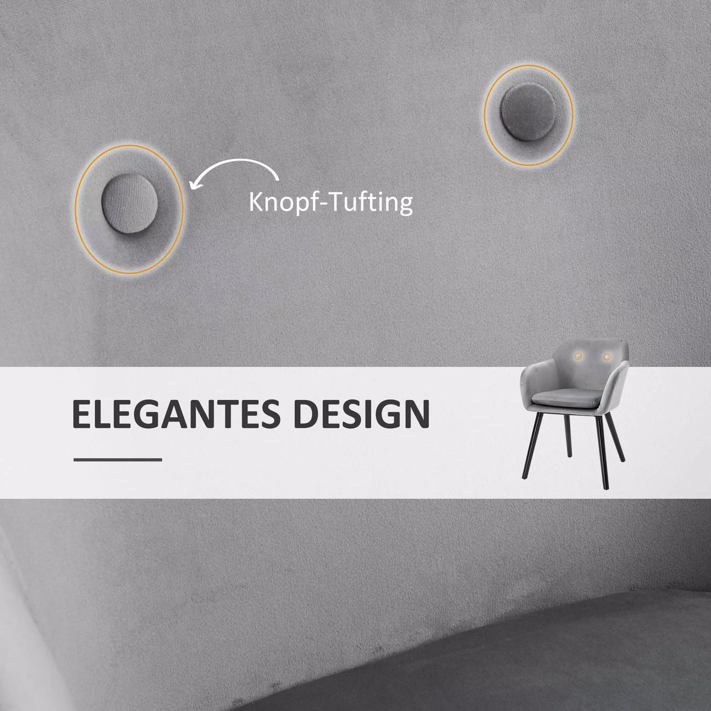 Valgomojo kėdės patrauklaus dizaino, metalinė konstrukcija, medinės kojelės, pilkos, atlaiko iki 120 kg.