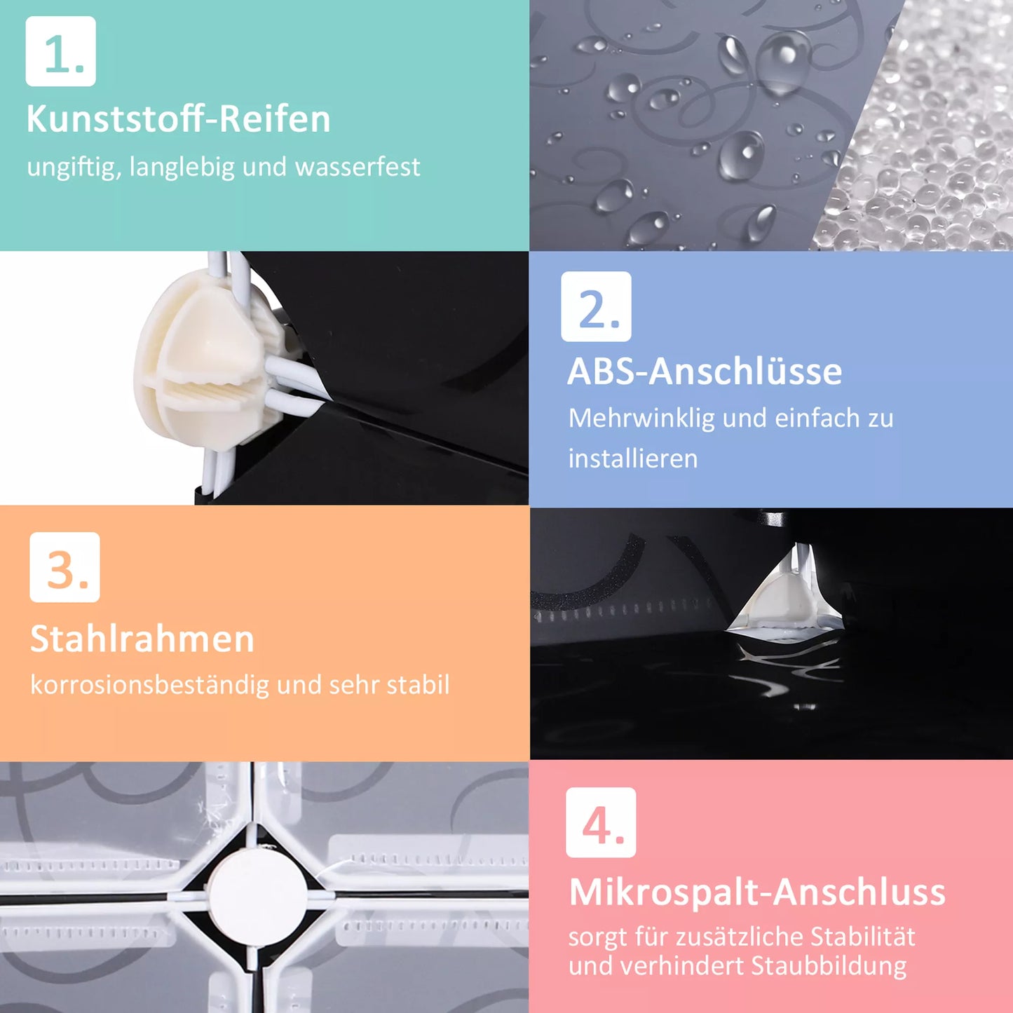 Batų dėžių rinkinys, 16 vnt. Sukraunamos batų dėžutės, batų organizatorius, batų laikymo sistema, laikymo dėžės, lentynų sistema su durelėmis, juoda + balta