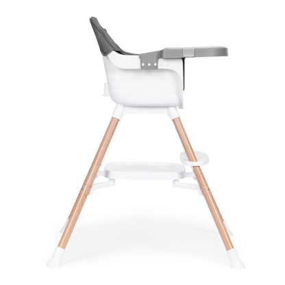 Vaikiška maitinimo kėdutė ECOTOYS 2-in-1 pilka, 6–36 mėn.