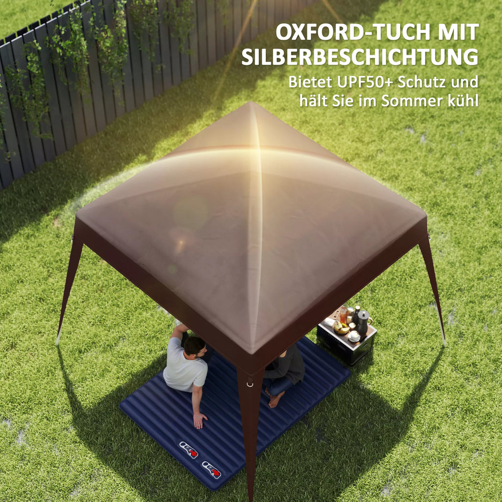 Pavilionų atsarginis stogas, atsarginė tentinė danga paviljonui (pagrindo matmenys 3x3 m / viršutinės dalies matmenys 2,4x2,4 m), atsarginis sodo palapinės stogas, UPF50+