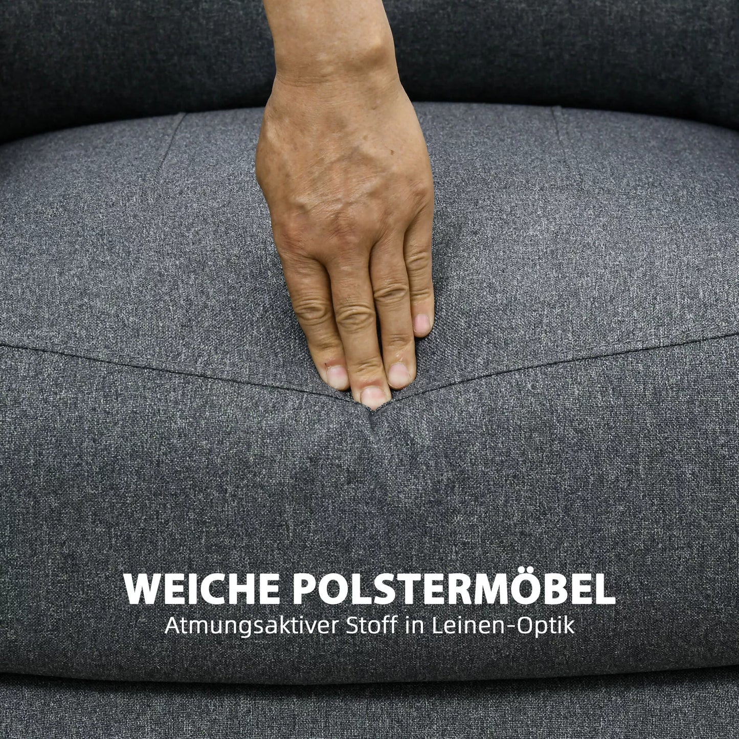 Atsipalaidavimo krėslas, su atlošimo funkcija ir atrama kojoms, reguliuojamas, iki 150 kg, plieno rėmas, 90 x 96 x 98 cm, pilkos spalvos